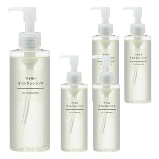 MUJI 無印良品 台灣公司貨 溫和卸妝油, 200ml, 5瓶