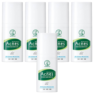 MENTHOLATUM 曼秀雷敦 Acnes抗痘控油保濕乳液 45g 平衡油脂分泌 清爽保濕 痘痘護理, 5瓶