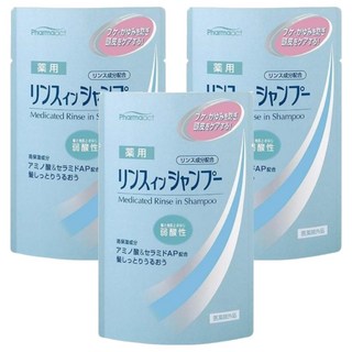 KUMANO 熊野油脂 Pharmaact 洗髮精, 350ml, 3入