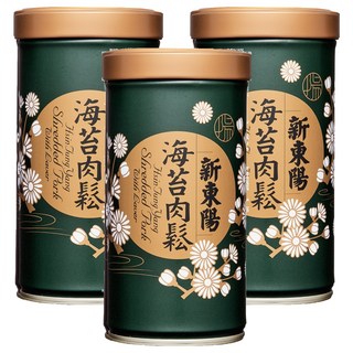 新東陽 海苔肉鬆, 嚴選食材製造, 鬆脆紮實, 香酥味美, 口感升級, 健康加倍, 255g, 3罐