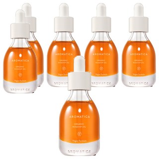 AROMATICA 艾瑪植萃 玫瑰果油 有機冷壓榨取 滋養肌膚活力, 30ml, 6瓶
