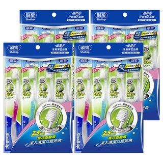 Shallop 刷樂 醫生牙刷, 4支, 4包