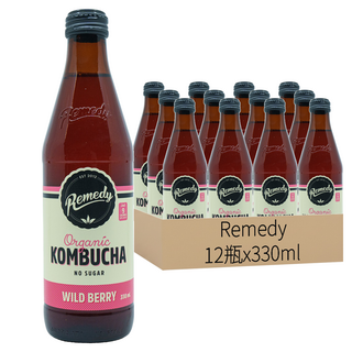 Remedy 澳式精釀康普茶 水蜜桃風味 甜美氣泡 (12瓶), 330ml