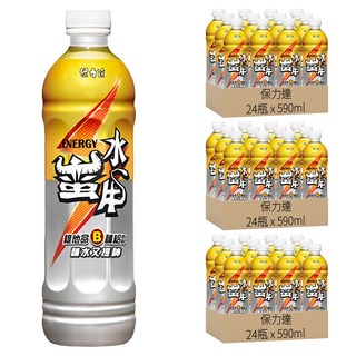 保力達 水蠻牛，含維生素B群和牛磺酸，低熱量，添加重要電解質, 590ml, 72瓶