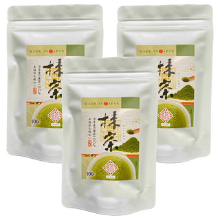 桃翠園 日本出雲抹茶粉, 100%日本產純抹茶, 100g, 3包, 1入