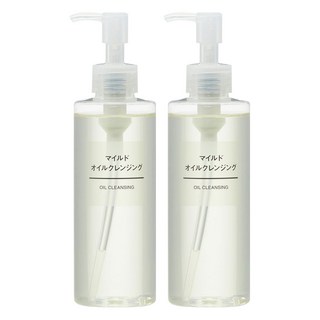 MUJI 無印良品 台灣公司貨 溫和卸妝油, 200ml, 2瓶