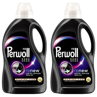 Perwoll 洗衣精 一般/滾筒兼用 深色衣物專用, 1.9L, 2瓶