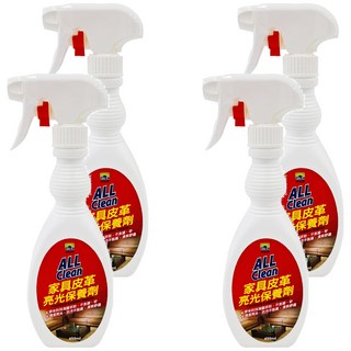 do it 多益得 All Clean 家具皮革亮光保養劑 適用於裝修面料/金屬/玻璃, 450ml, 4瓶