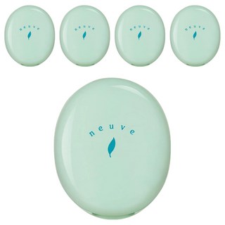 neuve 惹我 清爽吸油蜜粉 特製粉撲 保濕 隔離紫外線 無香料, 單色, 5個