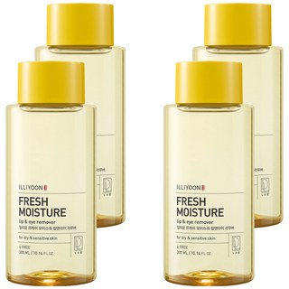 ILLIYOON 一理潤 Fresh Moisture眼唇卸妝液, 300ml, 4瓶