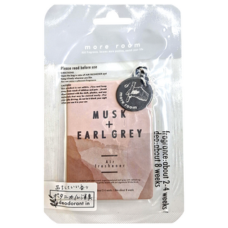 More Room 植物性消臭香氛片 可持續2-4週 日本品牌, 白麝香 + 伯爵茶, 60g, 1包