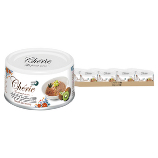 Cherie 法麗 貓用 全營養主食罐, 鮪魚佐奇異果, 80g, 24罐