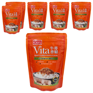 康健生機 Vita 牛蒡香鬆, 義大利葡萄籽油製作, 添加牛蒡、芝麻、海苔, 低溫烘焙非油炸, 220g, 6包