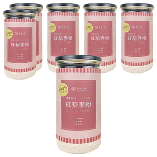 GreenMarket 菓青市集 純紅藜麥粉, 350g, 6罐