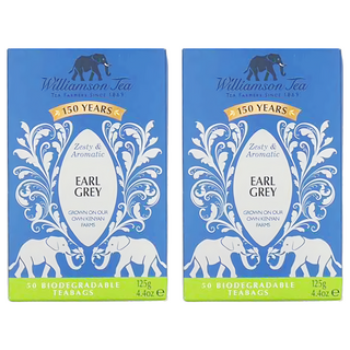 Williamson Tea 威廉森茶 茶包系列 伯爵紅茶 125g, 2.5g, 50包, 2盒