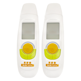 BeSt Love 貝舒樂 紅外線額耳溫計 131.6 x 37.9 x 30.2mm, TS-45, 2個
