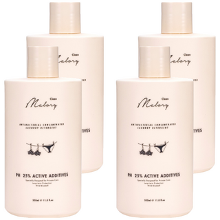 MALORY 榪莉蕊 益生菌兩用洗衣精 女性貼身衣物寶寶衣物安全清潔, 350ml, 4瓶