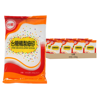 台糖 精製細砂糖, 500g, 40包