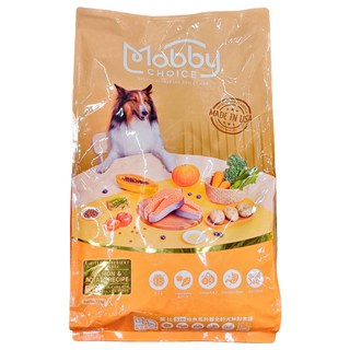 Mobby 莫比 全齡犬 自然食S26無穀食譜 乾飼料 單一肉源鮭魚 含DHA 彩虹蔬果, 鮭魚馬鈴薯, 7.5kg, 1袋