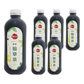 MeetFresh 鮮芋仙 濃熬仙草茶, 930ml, 1入, 6瓶