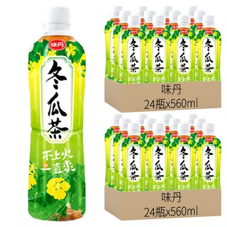 味丹 心茶道冬瓜茶, 560ml, 48瓶