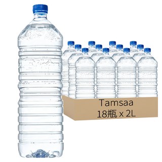 Tamsaa 無標籤天然水, 2L, 18瓶