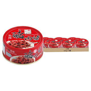 台糖 安心豚豬肉醬 香辣, 100%台糖豬肉, 160g, 9罐