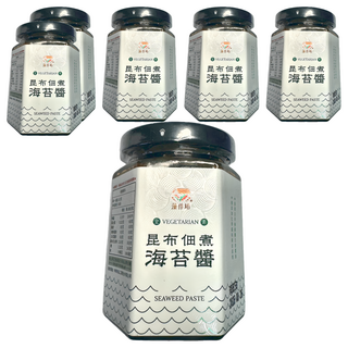 藻作坊 昆布佃煮海苔醬 190g*6罐 (拌飯/佐餐)