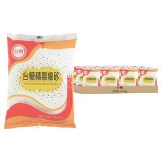 台糖 精製細砂糖, 1kg, 20包