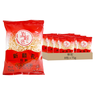 新宏 劉麵匠 拉麵, 75g, 8包
