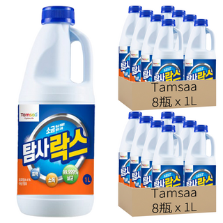 Tamsaa 漂白水, 1L, 16瓶
