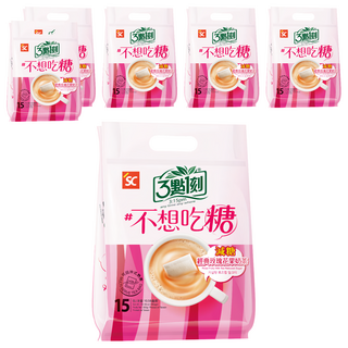 3點1刻 減糖 玫瑰花果奶茶, 20g, 15包, 6袋