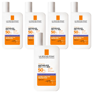 LA ROCHE POSAY 理膚寶水 台灣公司貨 安得利淡斑淨亮極效夏卡防曬液, 50ml, 5瓶