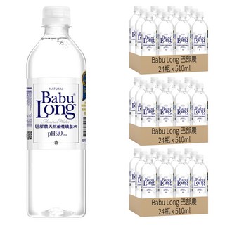 Babu Long 巴部農 天然鹼性礦泉水, 510ml, 72瓶