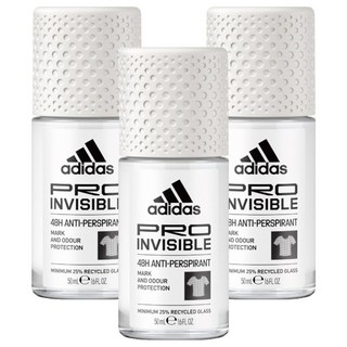 adidas 愛迪達 女用制汗滾珠 無痕乾爽, 50ml, 3瓶