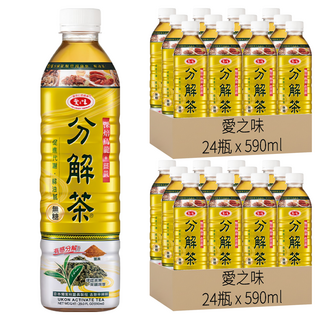 愛之味 薑黃分解茶, 590ml, 48瓶