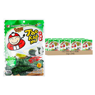 TAO KAE NOI 小老板 厚片海苔 原味, 32g, 24包