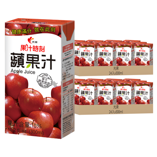 光泉 果汁時刻蘋果汁, 300ml, 48入