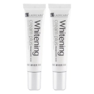 Sinphar 杏輝醫藥 LADYCARE 美白無瑕精華 Whitening Cream Plus 抑制黑色素 均勻膚色 去除老舊角質 提升皮膚光澤, 15g, 2條