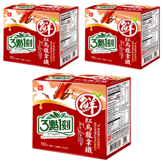 3點1刻 紅烏龍拿鐵, 22g, 10包, 3盒