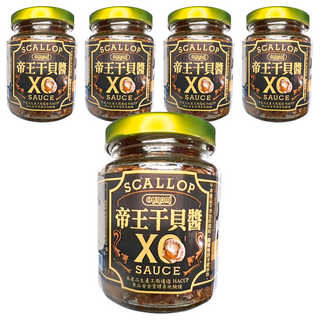 帝王干貝醬, 5個, 240g