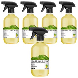 QUNDO 康朵 大容量樟腦油噴霧 500ml, 5個, 1個裝