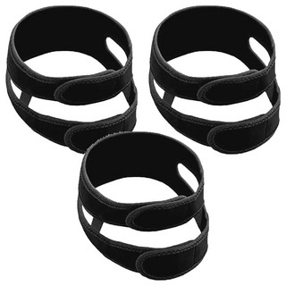 E.dot 防打呼止鼾帶 黑色 潛水布, 3個