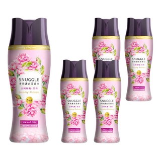熊寶貝 多效護衣芳香豆 法國玫瑰茉莉 5合1護衣, 350ml, 5瓶