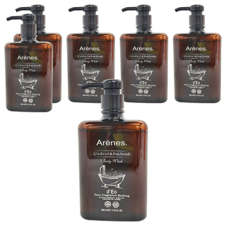 Arenes 愛霓思 雪松廣藿香沐浴露 Cedrol & Patchouli Body Wash, 500ml, 6瓶