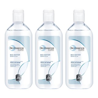 Bio essence 碧歐斯 水感舒緩B5無油卸妝水 400ml - 敏感肌適用 深層清潔毛孔, 3瓶