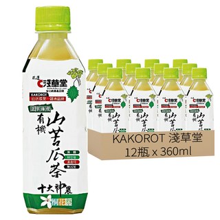 KAKOROT 淺草堂 有機山苦瓜茶, 360ml, 12瓶