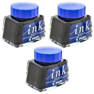 PILOT 百樂 INK 鋼筆墨水, 深藍, 3瓶