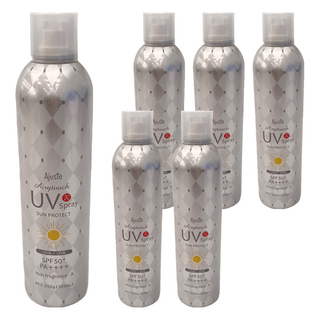 Ajuste 愛伽絲 高效防曬噴霧 SPF50+ PA++++ 無香料 防水防汗 200g, 320ml, 6瓶