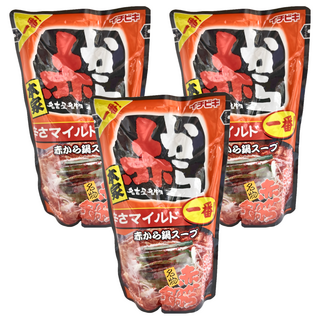 ICHIBIKI 一引 日本微辣赤紅火鍋湯底1級辣, 720g, 3包